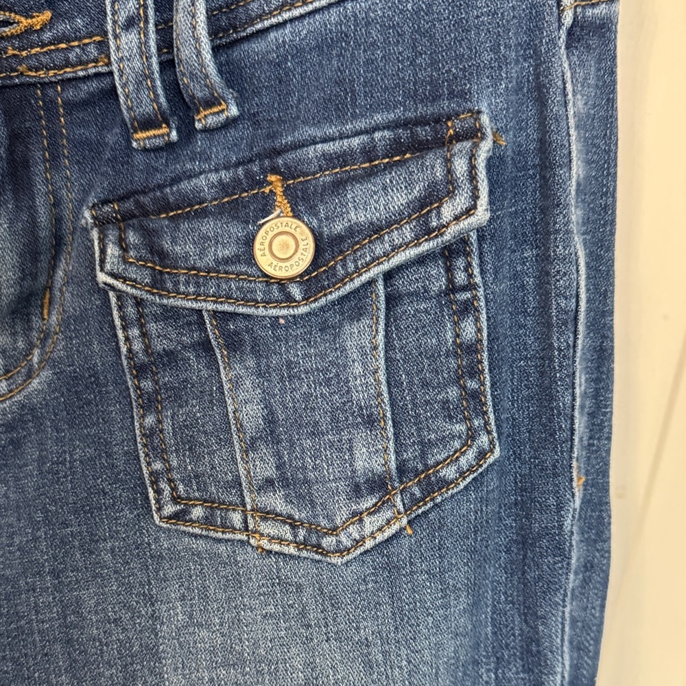 Aeropostale Dark Blue Bootcut Jeans - Picture 2 of 4